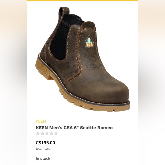 Sold-Sz 9EE MENS KEEN WORK SAFETY BOOTS - Picture 7 of 8